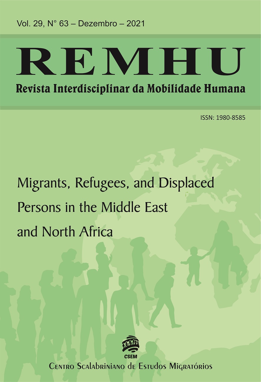 					Visualizar v. 29 n. 63 (2021): Migrants, refugees, and displaced persons in the Middle East and North Africa
				